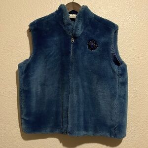 Tommy Hilfiger - Fuzzy Blue Vest - Size XL